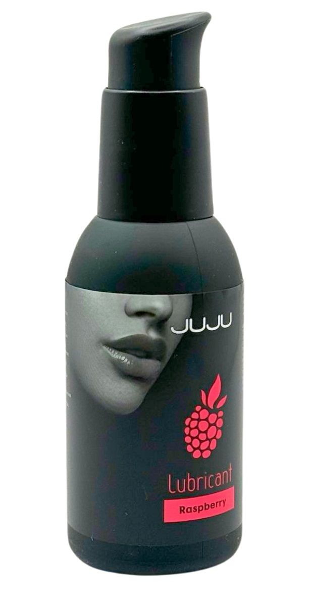 Съедобный лубрикант JUJU Raspberry с ароматом малины - 100 мл. 3