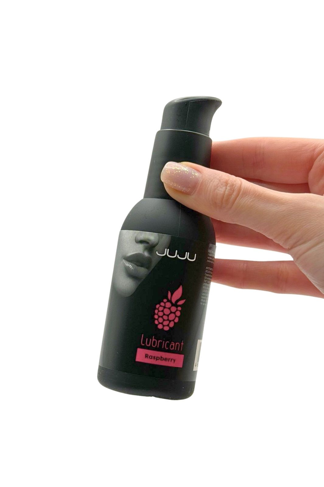 Съедобный лубрикант JUJU Raspberry с ароматом малины - 100 мл. 6