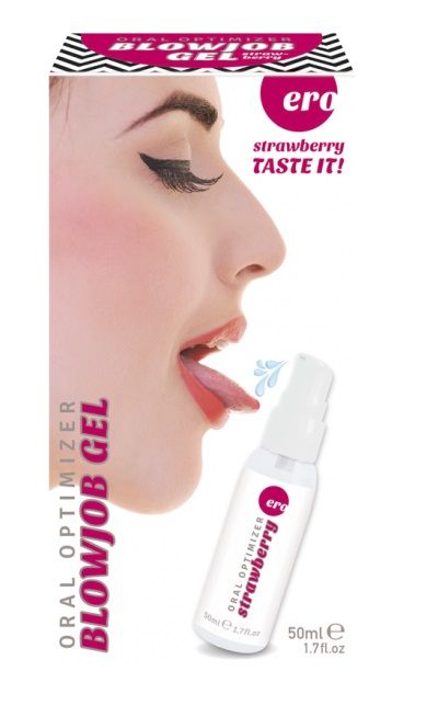 Увлажняющий гель для орального секса с ароматом клубники - 50 мл. 2