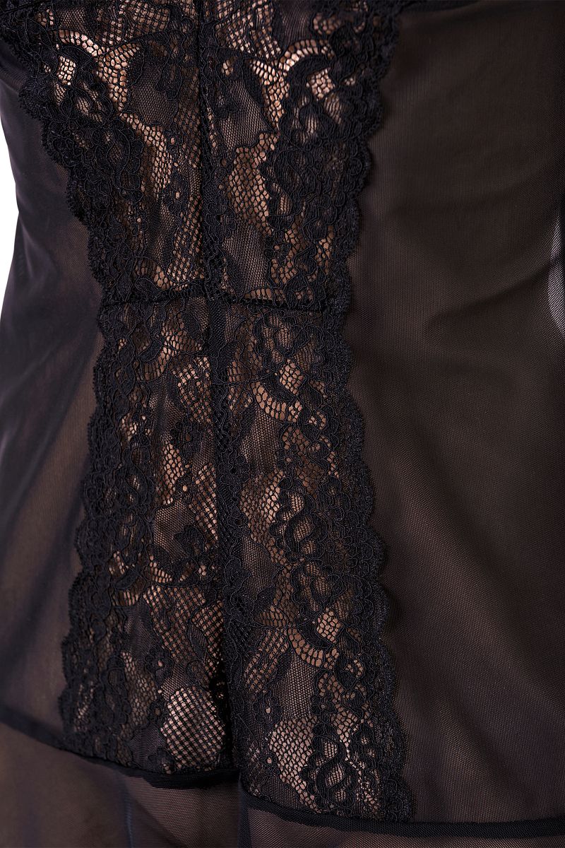 Изысканная сорочка с открытой грудью Margarita 7