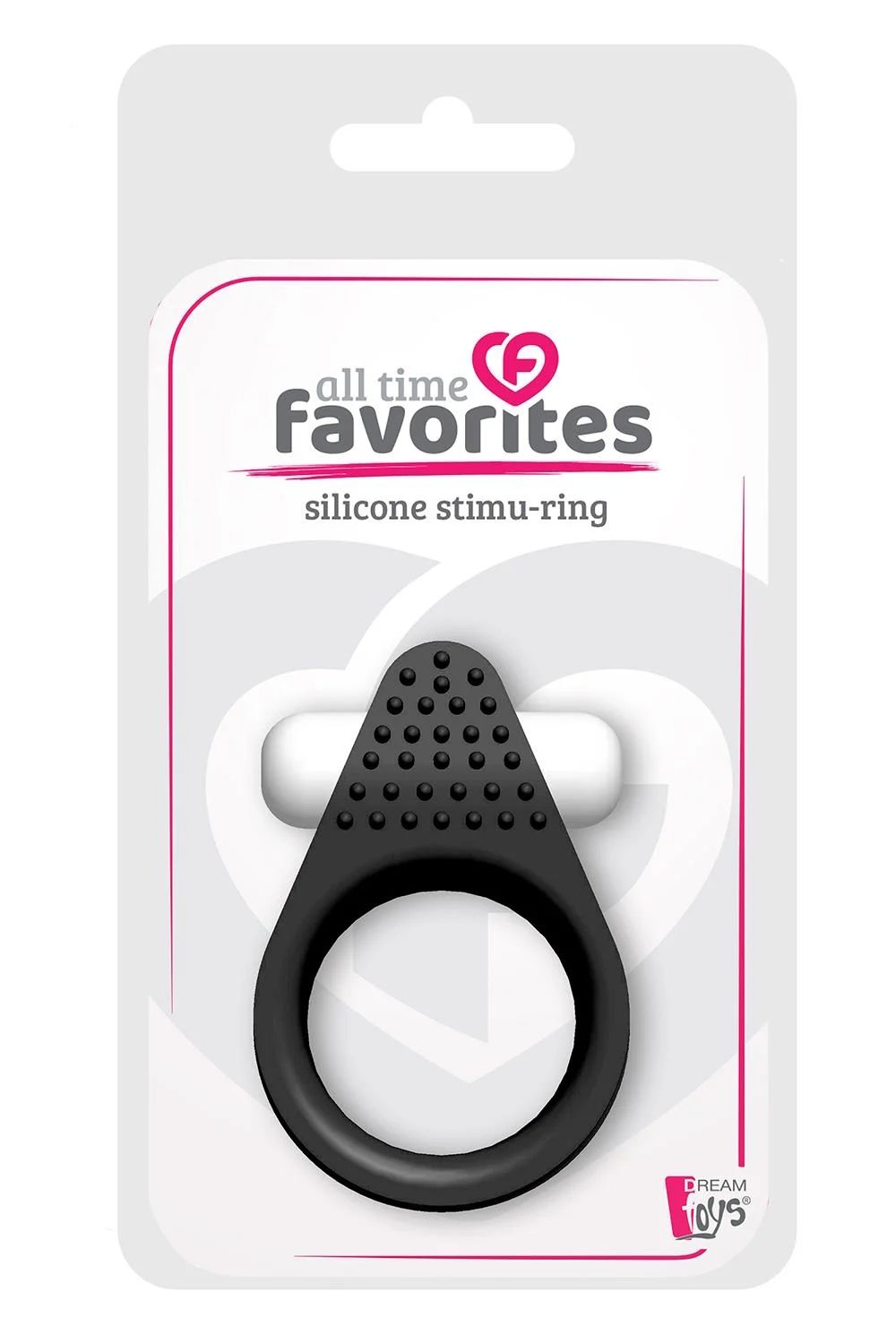 Чёрное эрекционное кольцо Silicone Stimu-Ring 2