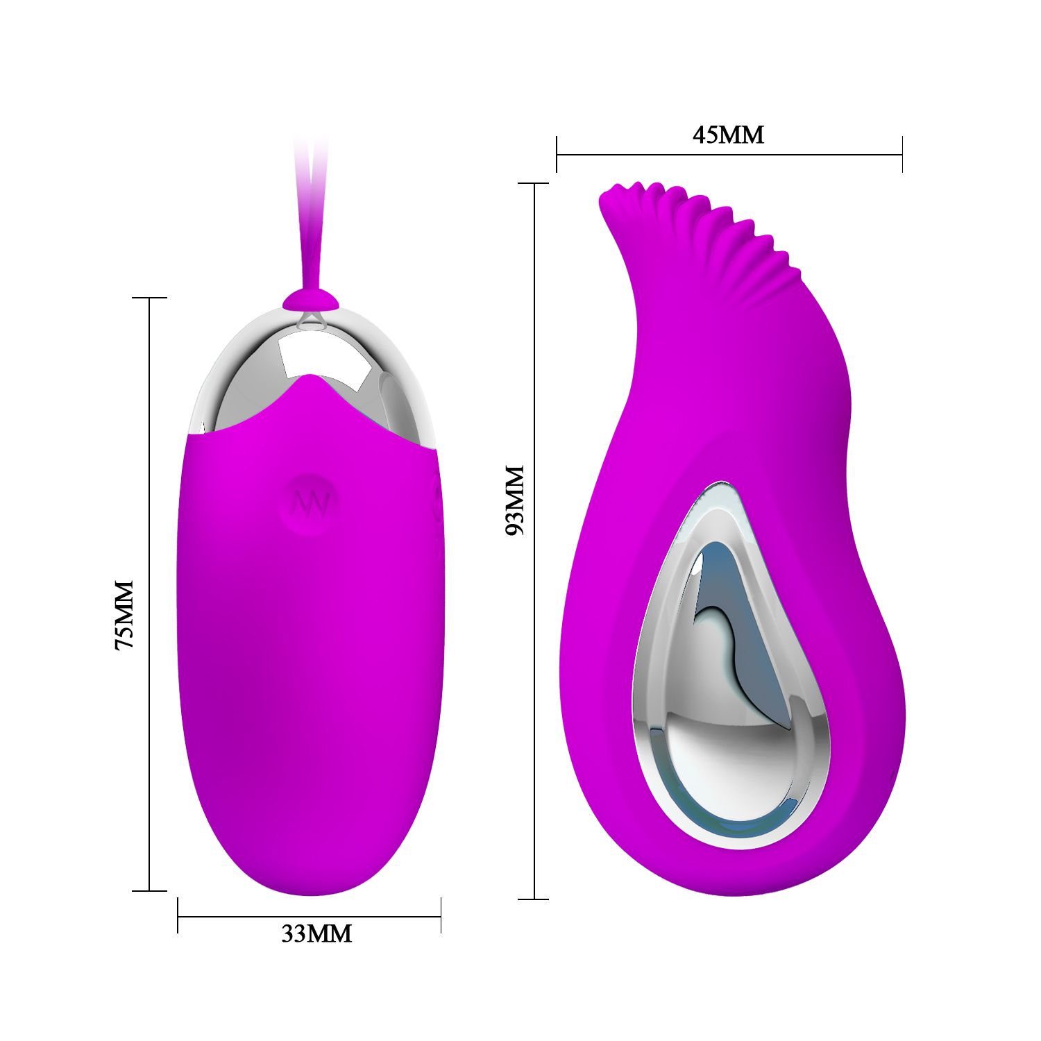 Виброяйцо Eden с вибрирующим пультом ДУ 4