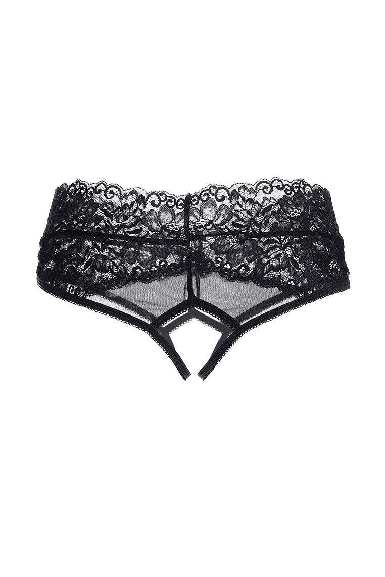 Эротические трусики из кружева с интимным доступом Rebecca 9