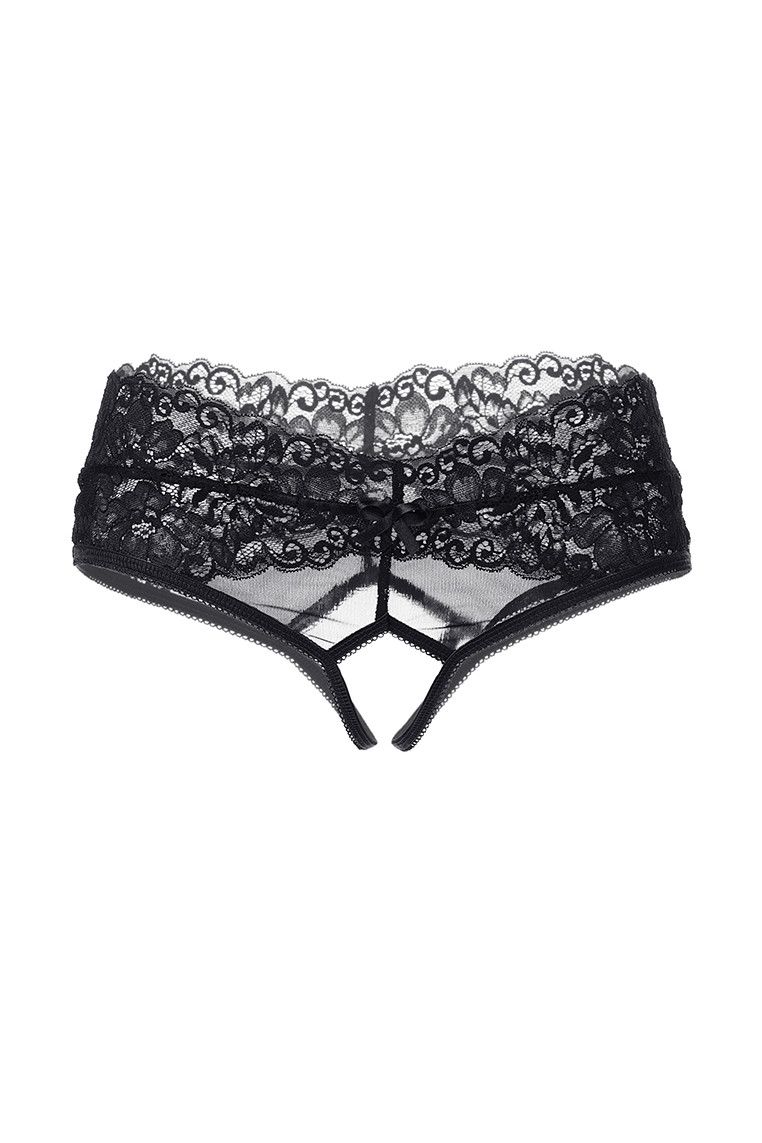 Эротические трусики из кружева с интимным доступом Rebecca 10