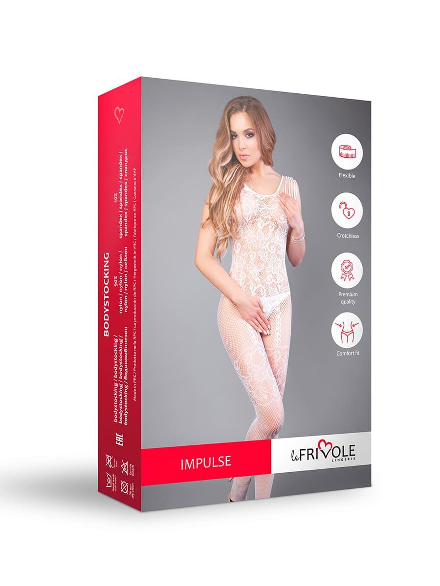 Ажурный комбинезон с цветочным рисунком 6