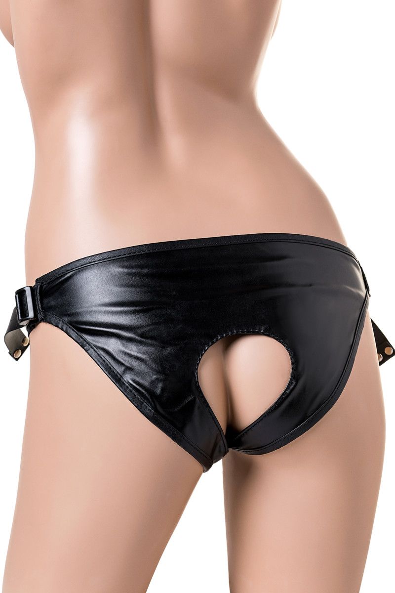 Трусики харнесс премиум класса с 2 насадками WOMAN CUBA 7