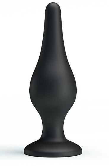 Анальная пробка на присоске среднего размера Sensitive Prostate Plug - 14 см. 1