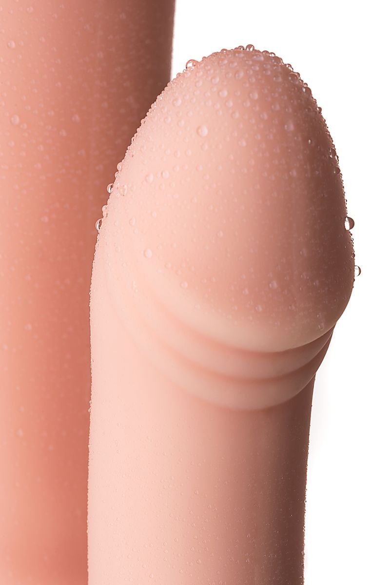 Двойной фаллоимитатор с присоской и съемной вибропулей - 19,5 см. 13