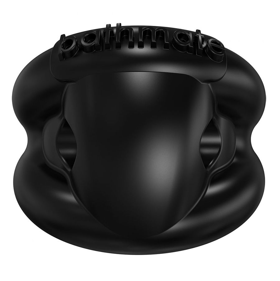 Чёрное эрекционное виброкольцо Strength 4