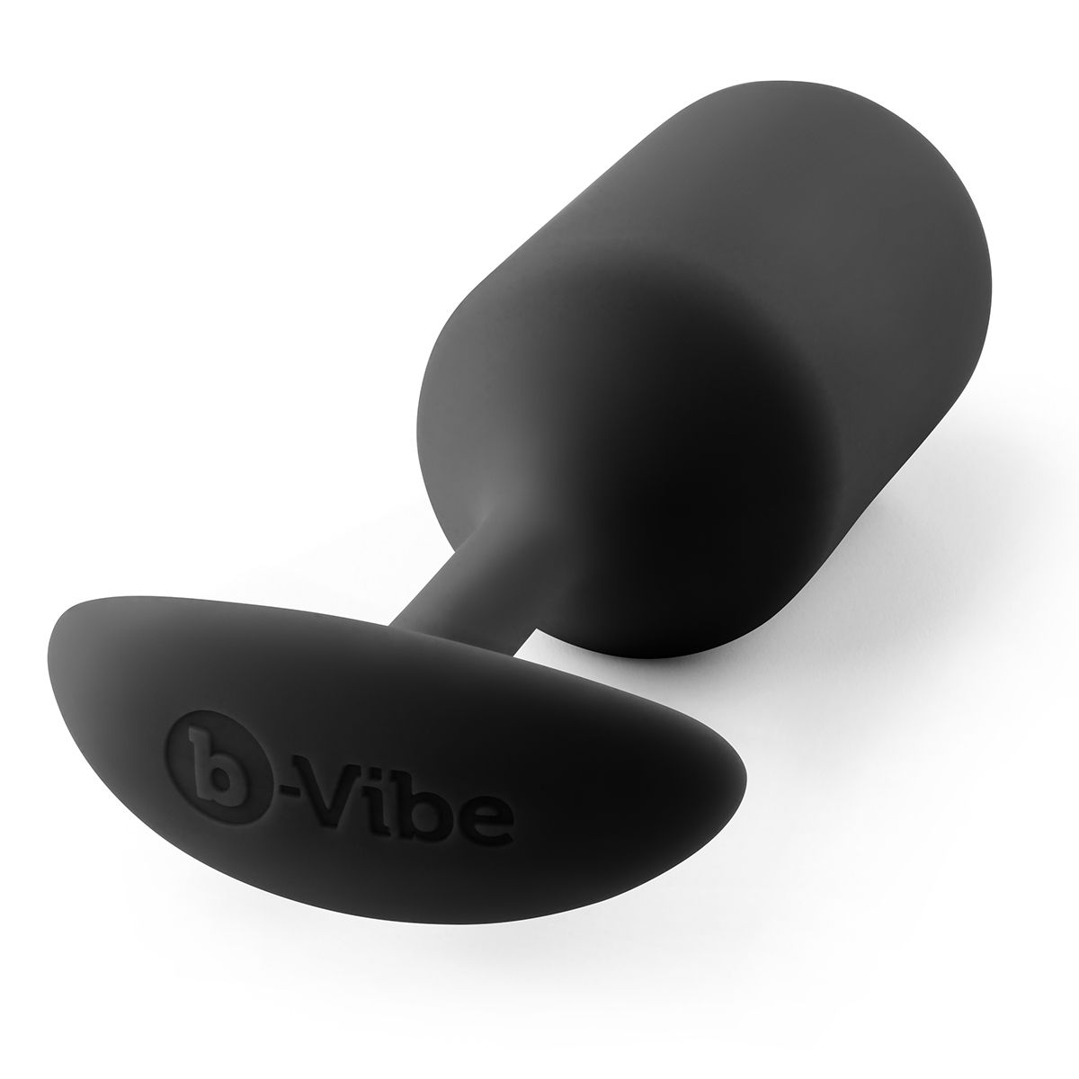 Чёрная пробка для ношения B-vibe Snug Plug 3 - 12,7 см. 2