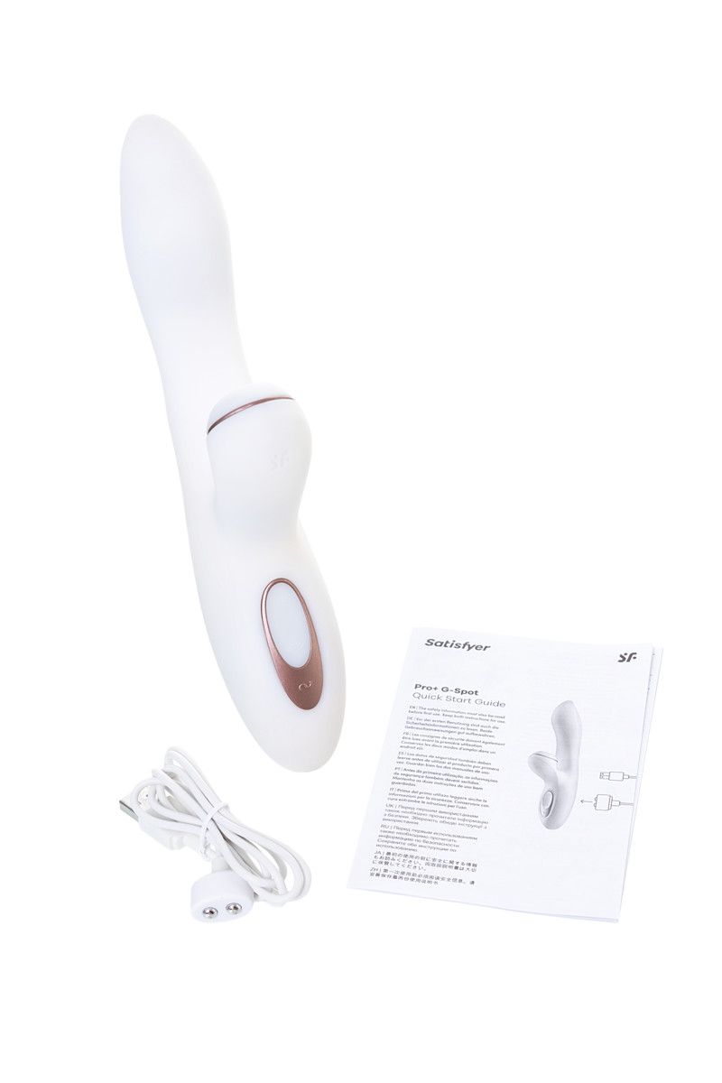 Вибромассажер с вакуумно-волновой клиторальной стимуляцией Satisfyer Pro + G-Spot - 22 см. 6
