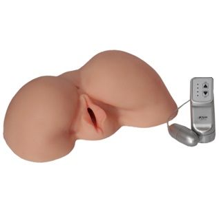 Телесная вибровагина из киберкожи с выносным пультом 2