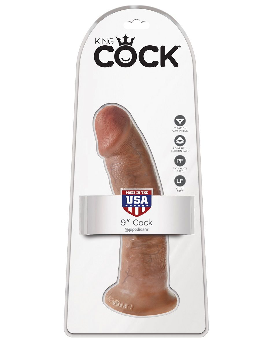 Фаллоимитатор-мулат 9" Cock - 22,9 см. 5