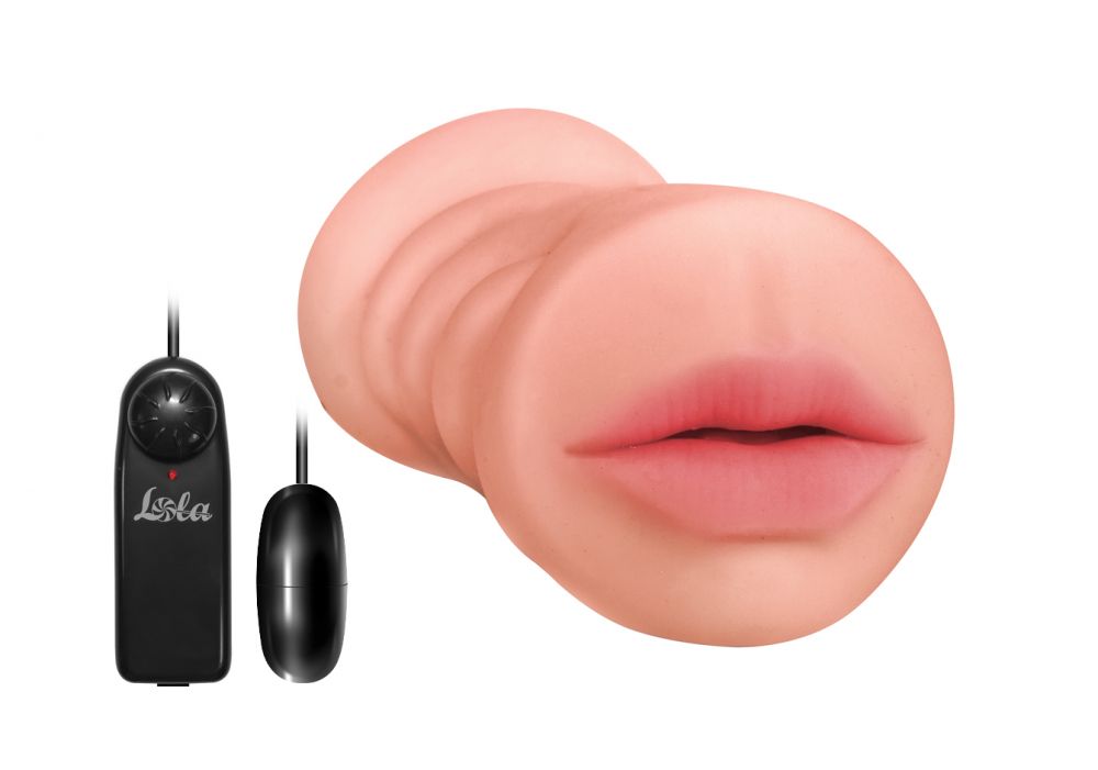 Двусторонний мастурбатор с вибропулей Satisfaction Lucky charm 3