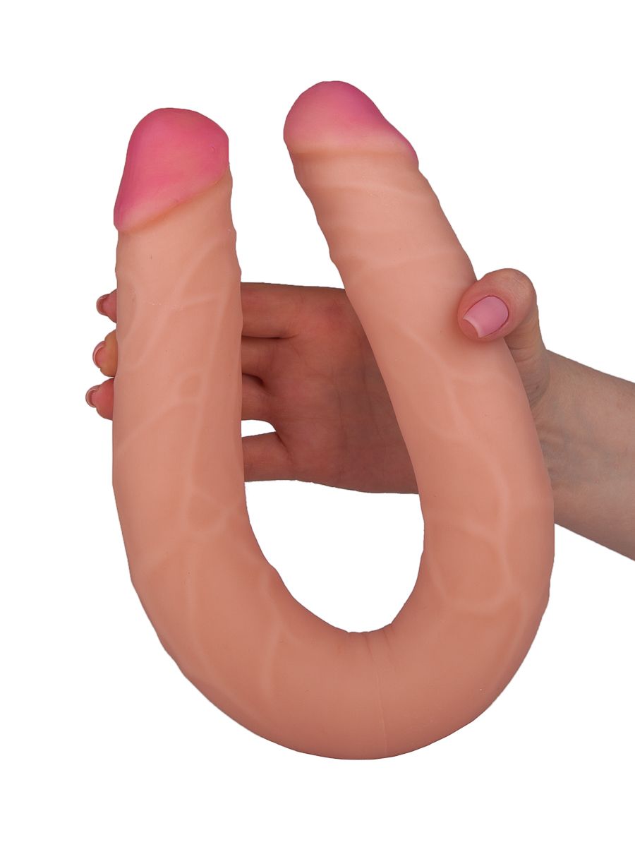 Двусторонний фаллоимитатор FLEX&FIX - 46 см. 3